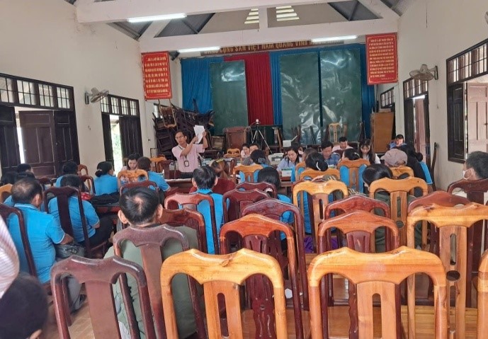 Hoạt động điểm giao dịch Ngân hàng Chính sách xã hội tại xã Ea Kly